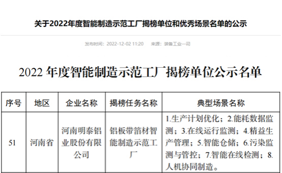實至名歸！明泰榮膺“國字號”智能制造示范工廠